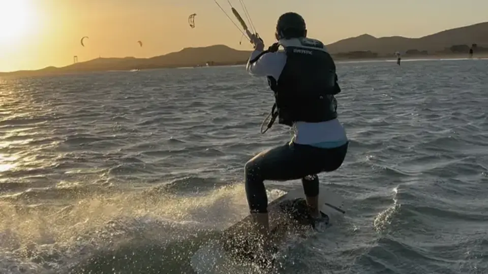 Sonnenuntergang am Strand von Mayapo nach einem Kitesurftag