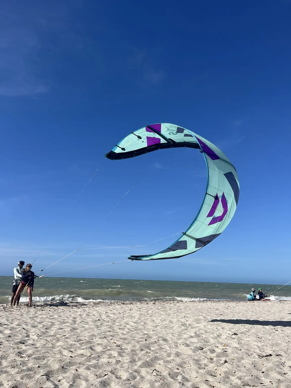 KiteAdventure kitesurfing course experience on Mayapo beach with accommodation package